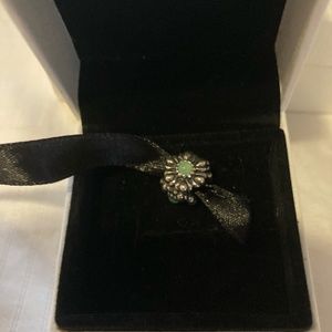 Pandors Sage Green Flower Charm